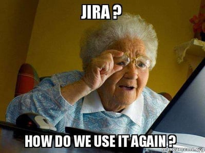 jira meme: woman asking how to use it