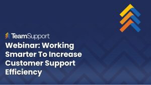 TeamSupport - Working Smarter To Increase Customer Support Efficiency
